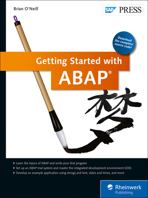 Title details for Getting Started with ABAP by Brian O’Neill - Available